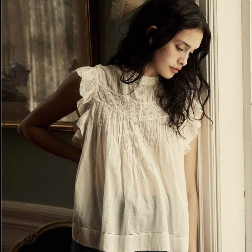 Doen Amaranth Top Salt Size Small